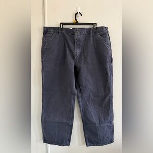 Carhartt Men's Size 42 X 30 Original Dungaree Fit gray B11 PTB Workwear Fashion